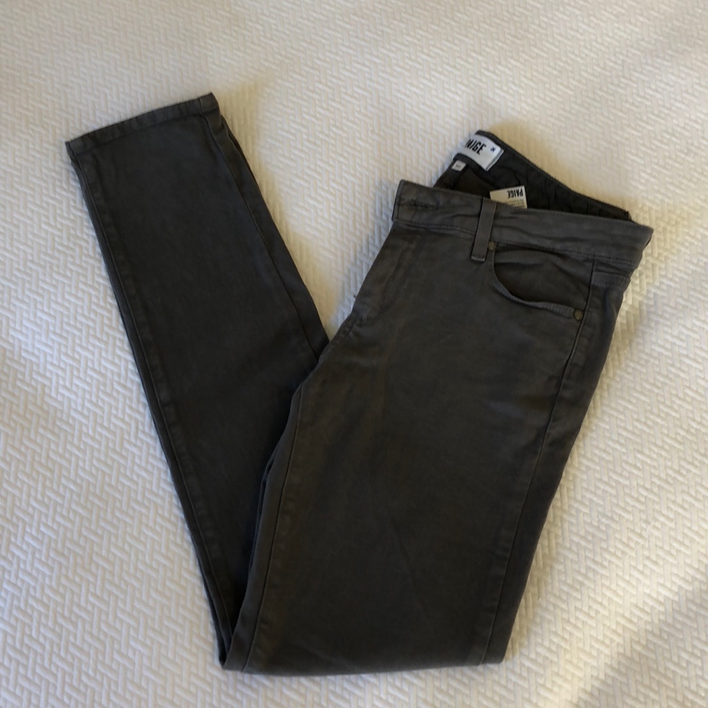 Paige Size 30 Gray Skyline Skinny Jeans